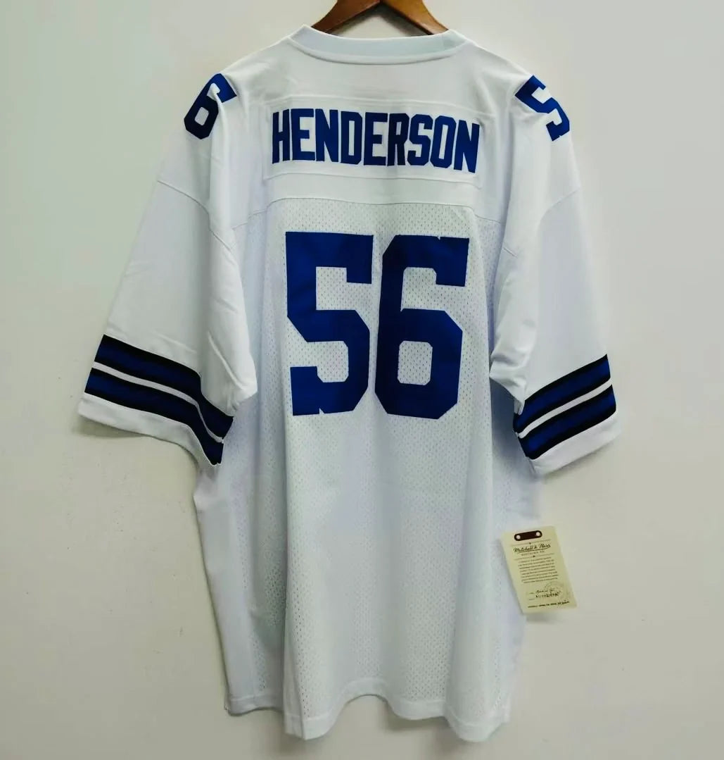 Thomas Hollywood Henderson Dallas Cowboys Official NFL Custom Mitchell & Ness Jersey white product image 1, provided for