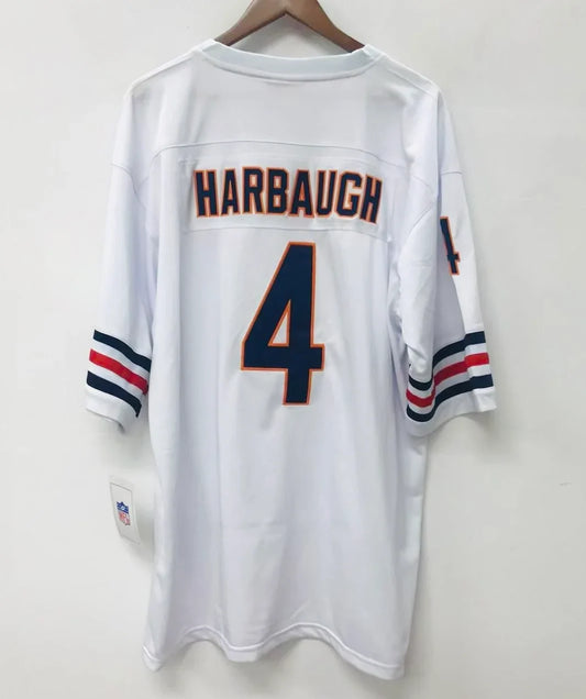 Jim Harbaugh Chicago Bears NFL Mitchell & Ness Jersey white product image 1, provided for visual reference and product