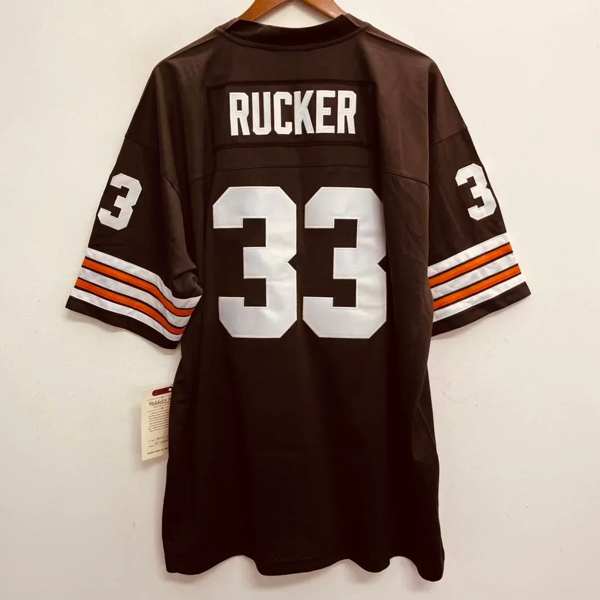 Reggie Rucker Cleveland Browns Official NFL Mitchell & Ness Jersey product image 1, provided for visual reference and