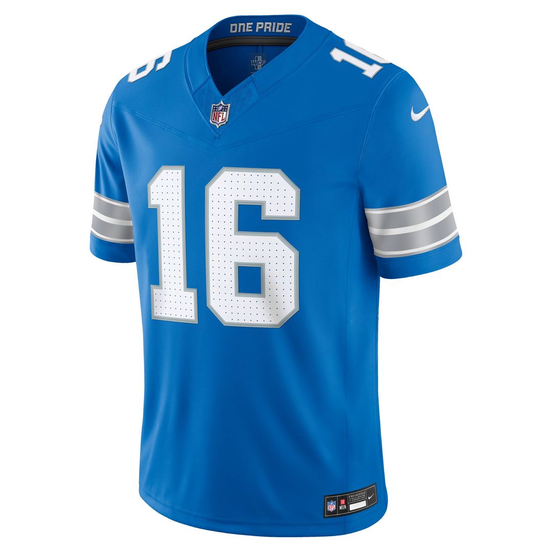 Detroit Lions Jared Goff Nike Blue Team Vapor FUSE Stitched product image 2