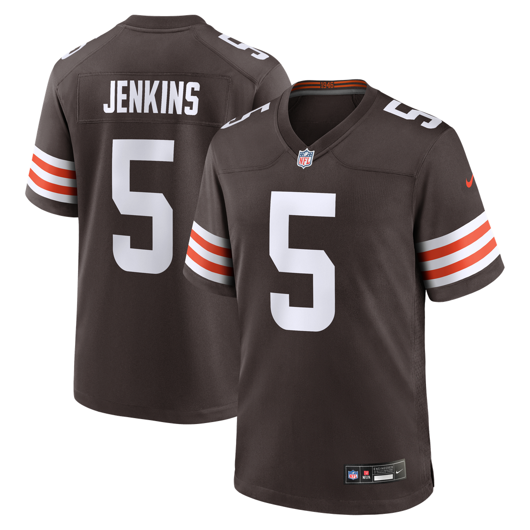 Cleveland Browns Rayshawn Jenkins Nike Brown Game Jersey product image 1