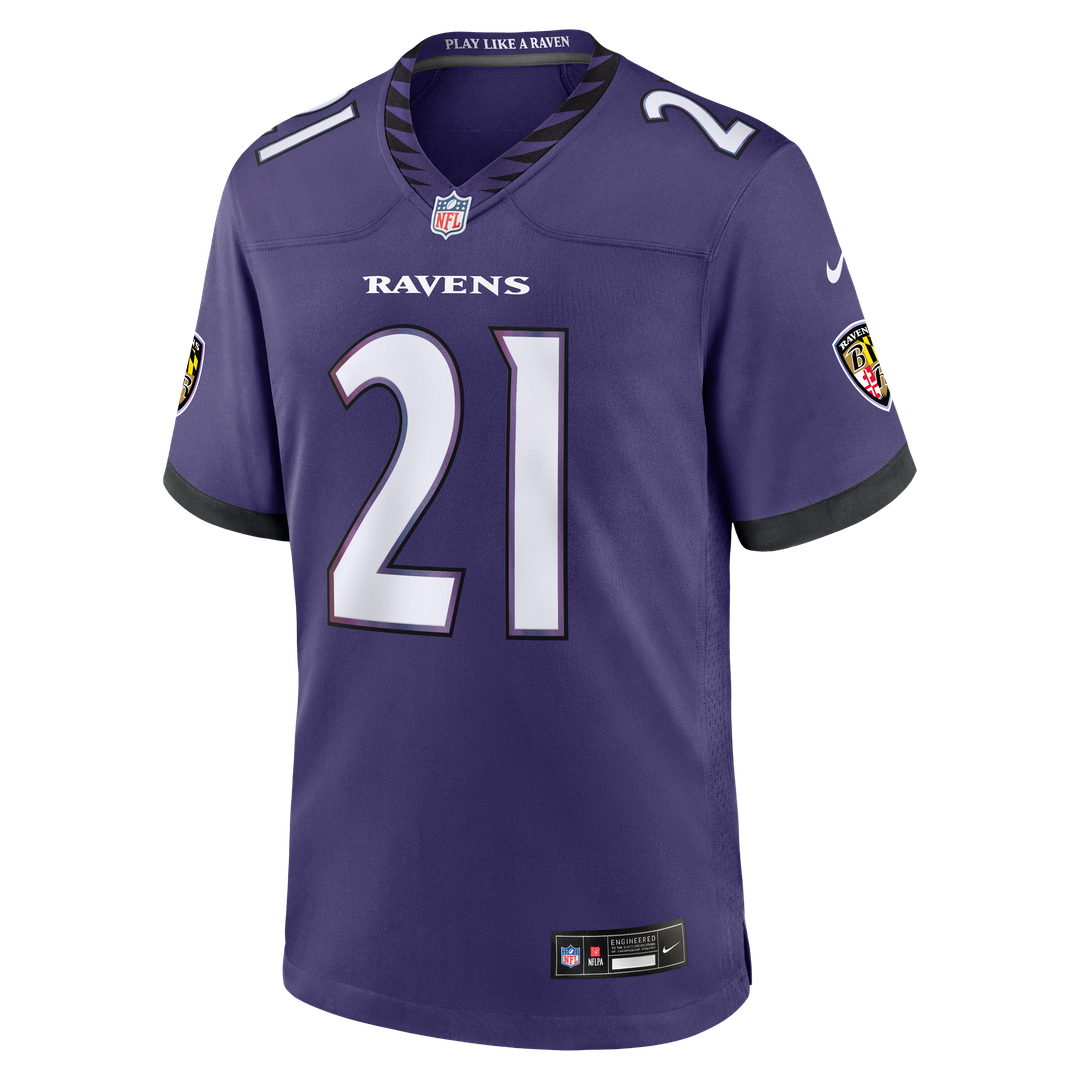 Baltimore Ravens Jaylinn Hawkins Nike Purple Game Jersey product image 2