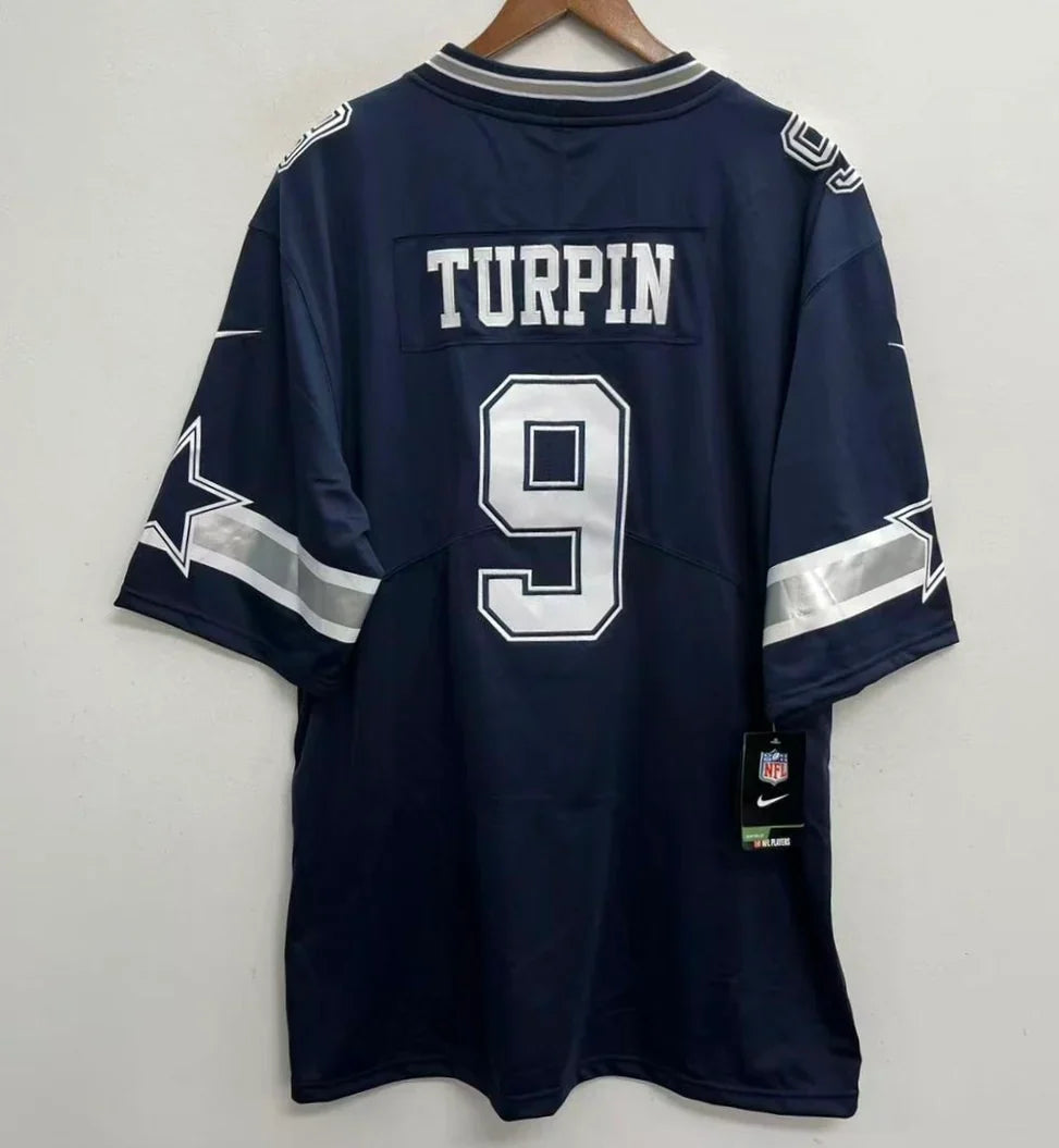 KaVontae Turpin Dallas Cowboys Official NFL Nike Jersey Navy blue product image 1, provided for visual reference and product