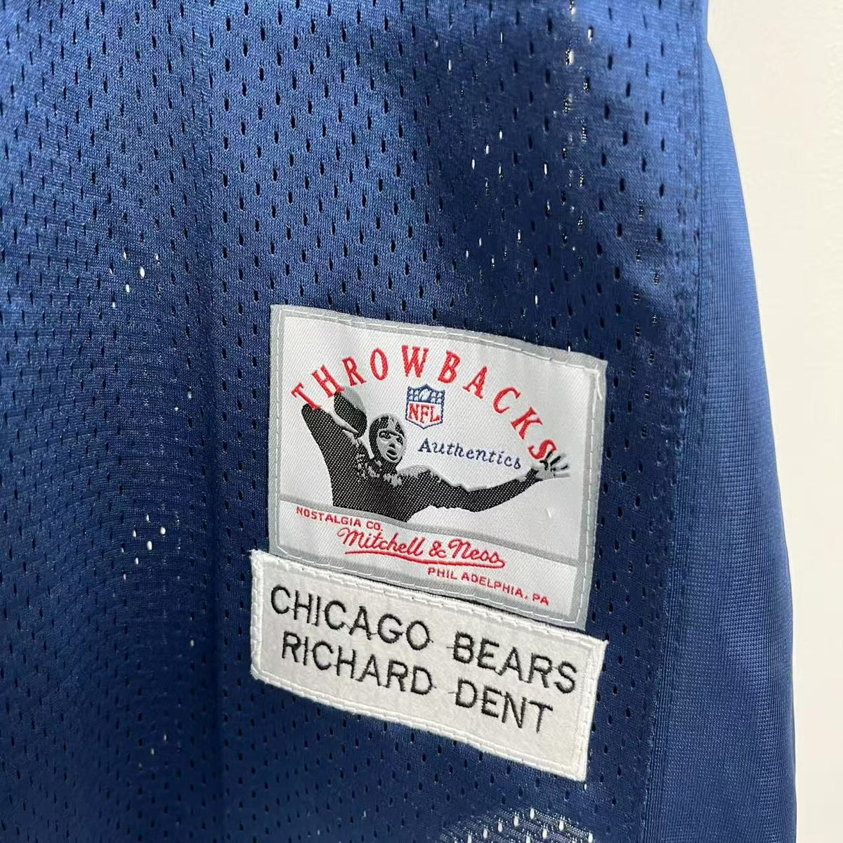 Richard Dent Chicago Bears Official NFL Mitchell & Ness Jersey product image 4, provided for visual reference and product