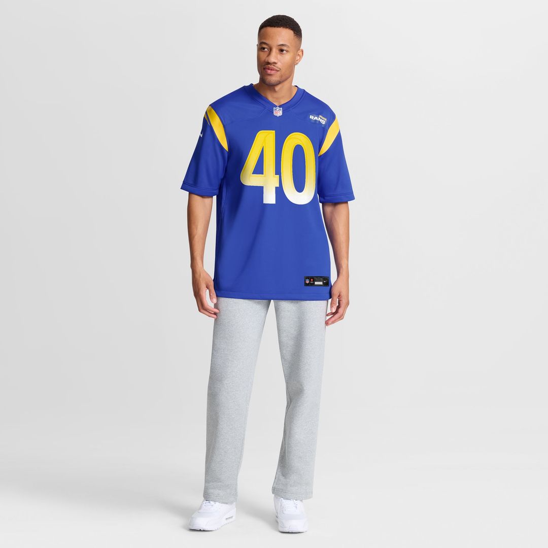 Los Angeles Rams Jesse Luketa Nike Royal Game Jersey product image 4
