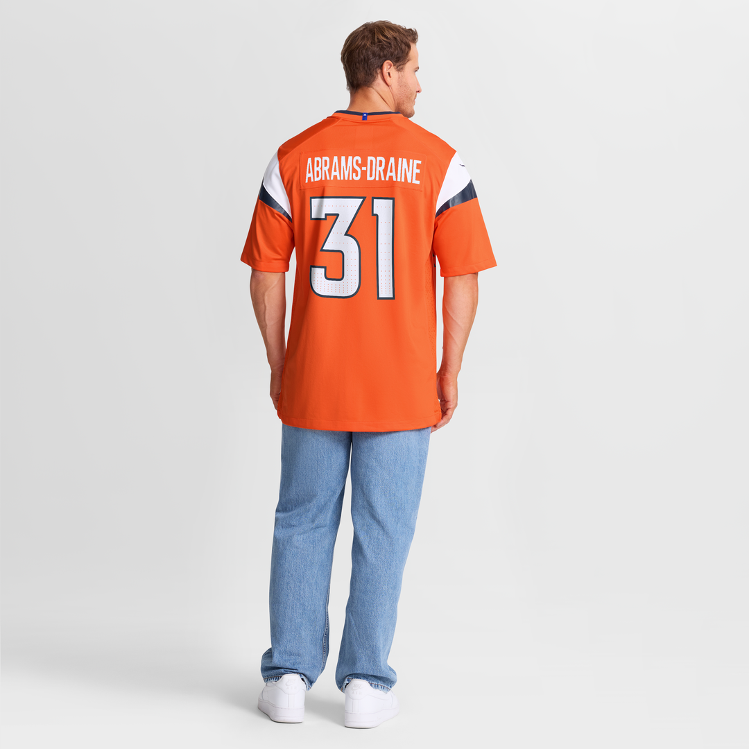 Denver Broncos Kris Abrams - Draine Nike Orange Game Jersey product image 8