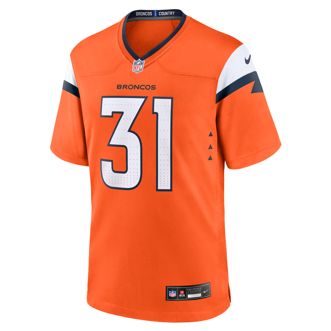 Denver Broncos Kris Abrams - Draine Nike Orange Game Jersey product image 2