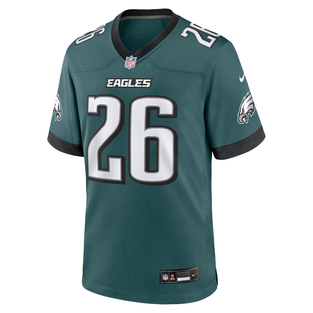 Philadelphia Eagles Saquon Barkley Nike Midnight Green Game product image 19