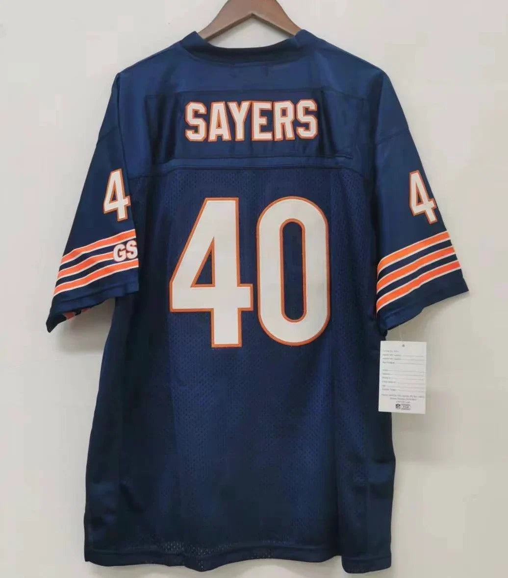 Gale Sayers Chicago Bears Official NFL Mitchell & Ness Jersey product image 1, provided for visual reference and product