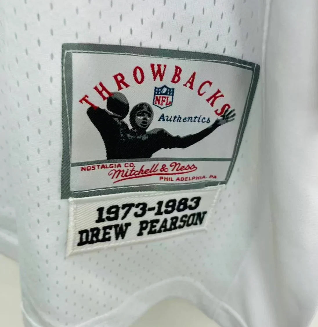 Drew Pearson Dallas Cowboys Official NFL Jersey Mitchell & Ness white product image 3, provided for visual reference and
