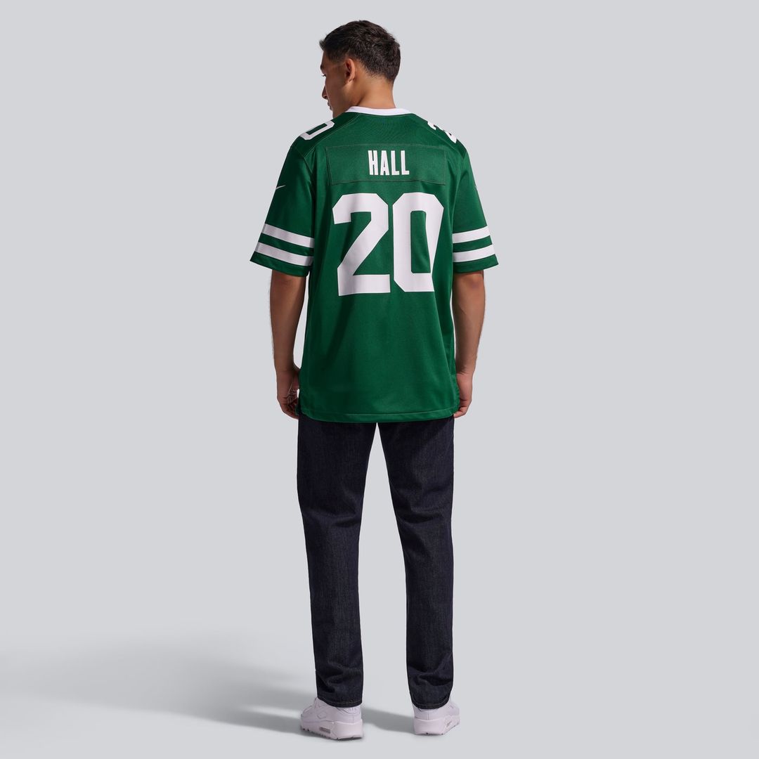 New York Jets Breece Hall Nike Legacy Green Game Jersey product image 5