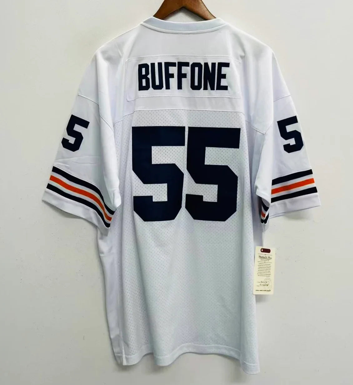 Doug Buffone Chicago Bears NFL Mitchell & Ness Jersey white product image 1, provided for visual reference and product