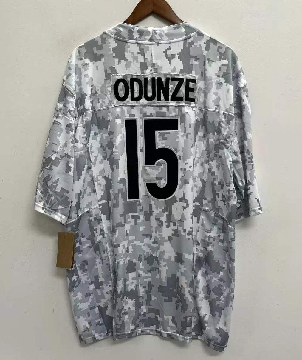 Rome Odunze Chicago Bears 2024 military salute to service Jersey Nike product image 1, provided for visual reference and