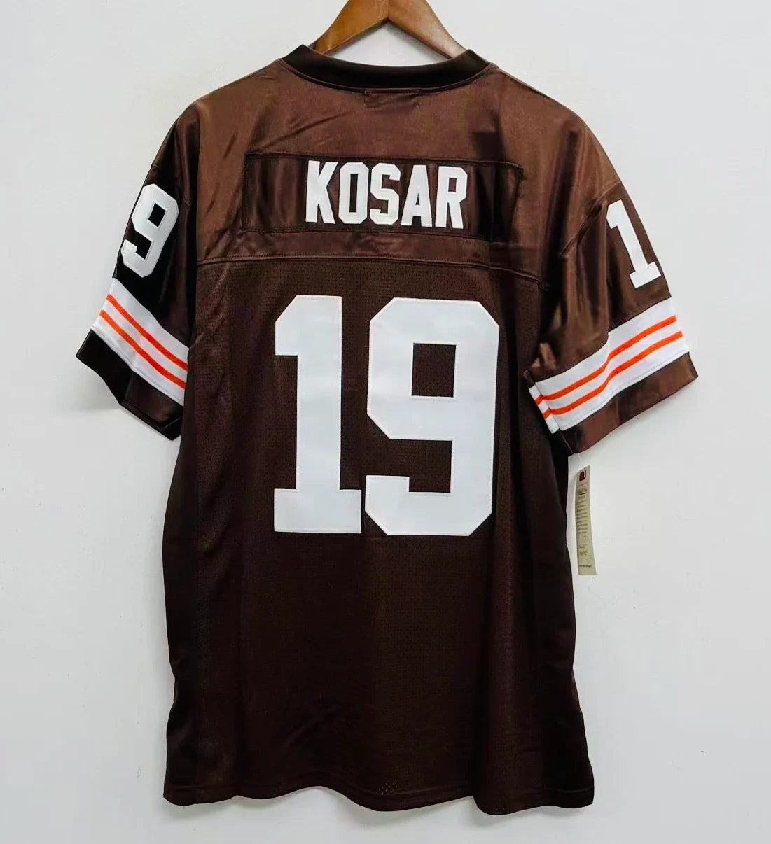 Bernie Kosar Cleveland Browns Official NFL Jersey Mitchell & Ness product image 1, provided for visual reference and product