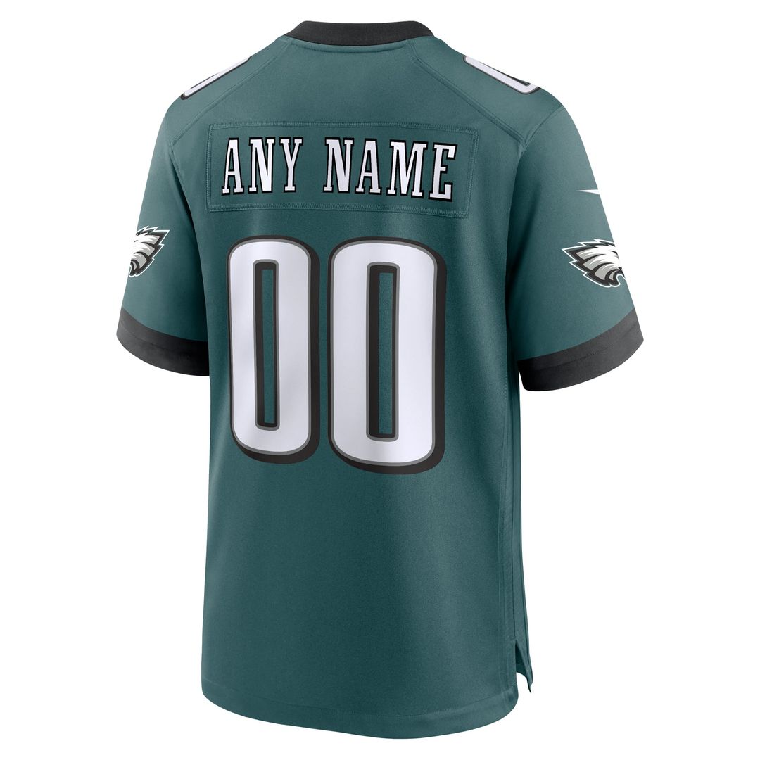 Philadelphia Eagles Nike Midnight Green Custom Jersey product image 3