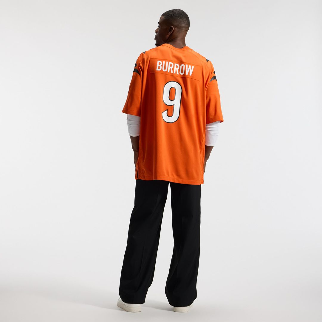 Cincinnati Bengals Joe Burrow Nike Orange Alternate Game product image 18