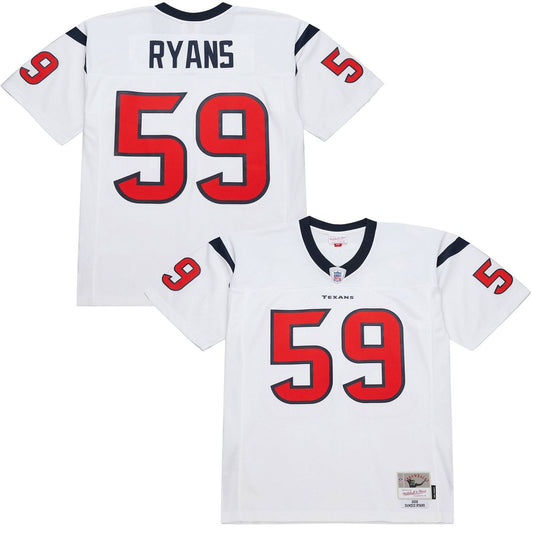 Houston Texans DeMeco Ryans Mitchell & Ness White 2006 product image 1