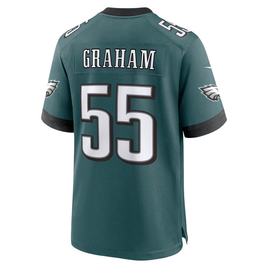 Philadelphia Eagles Brandon Graham Nike Midnight Green Game product image 3