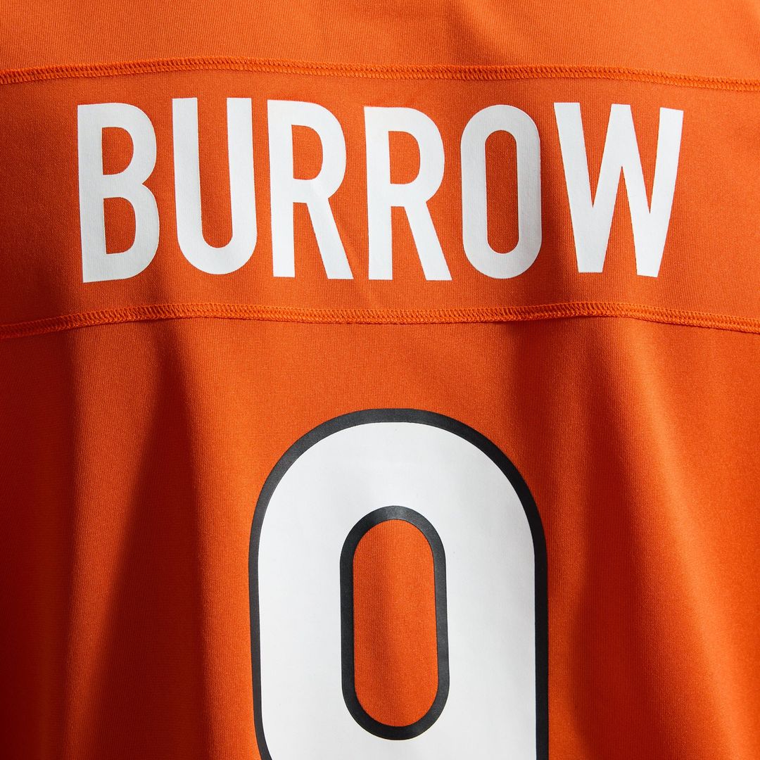 Cincinnati Bengals Joe Burrow Nike Orange Alternate Game product image 12