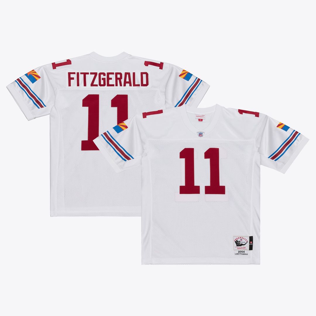 Arizona Cardinals Larry Fitzgerald Mitchell & Ness White product image 1