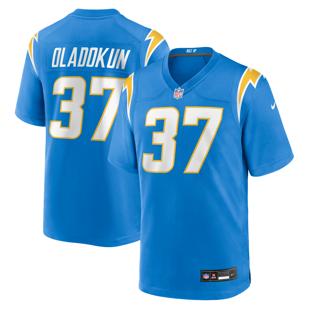 Los Angeles Chargers Jordan Oladokun Nike Powder Blue Game product image 1