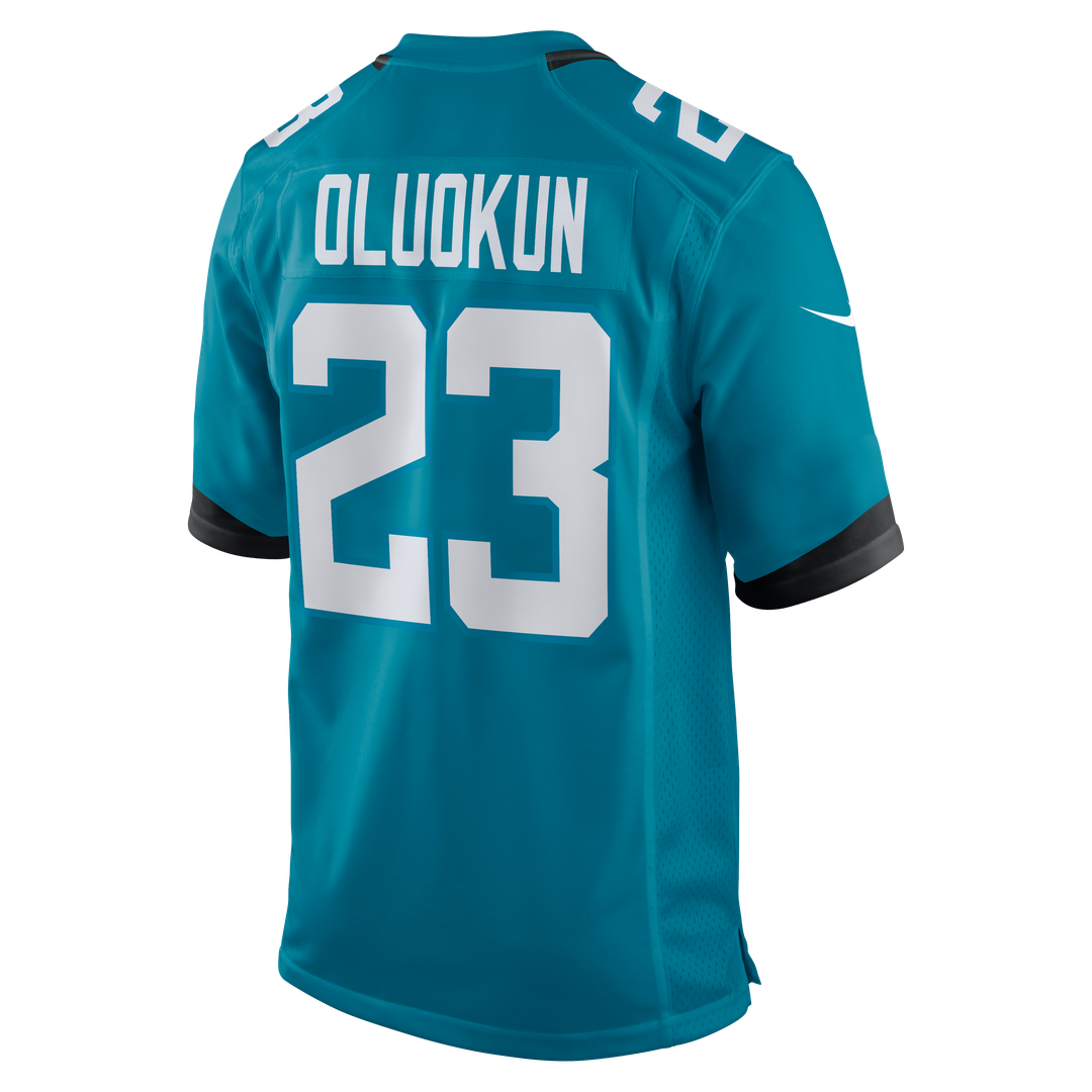 Jacksonville Jaguars Foyesade Oluokun Nike Teal Game Jersey product image 3