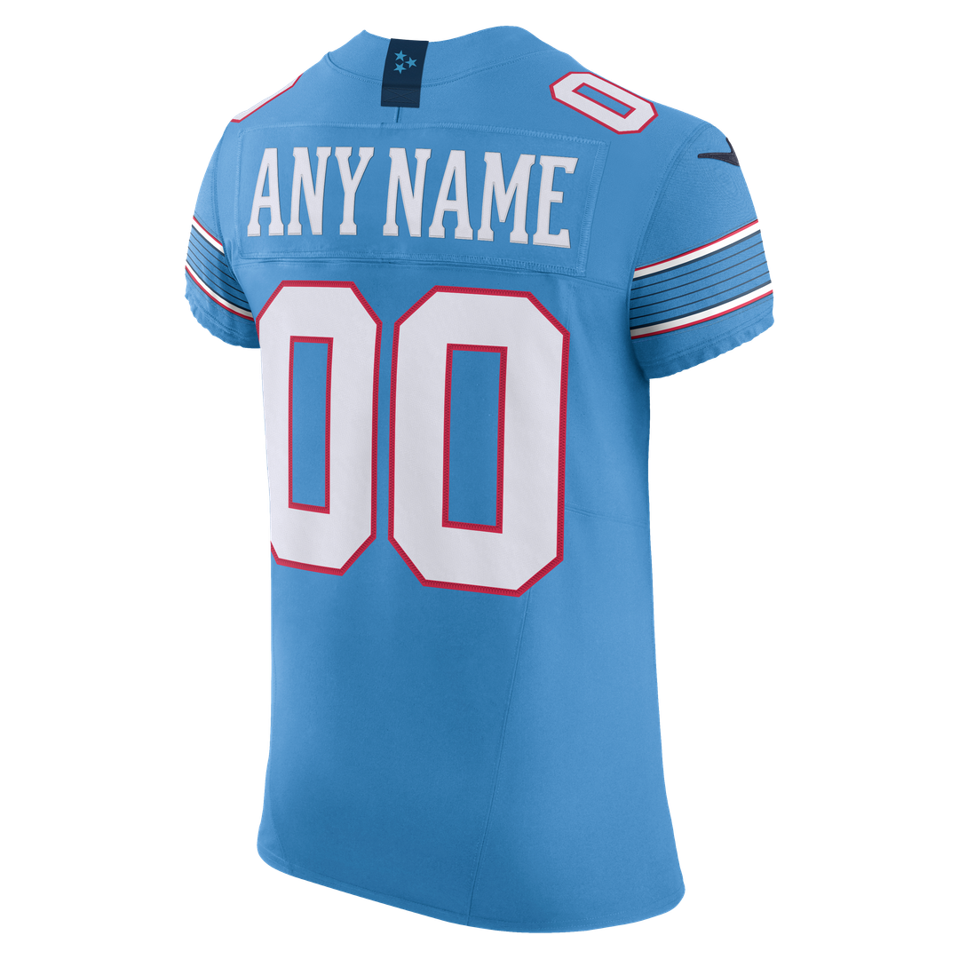 Tennessee Titans Nike Light Blue Vapor FUSE Elite Custom product image 3