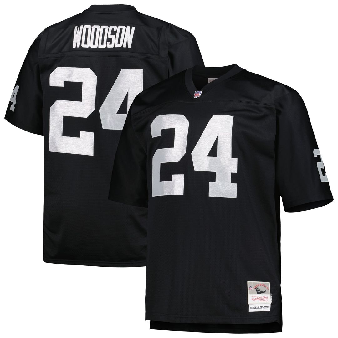 Las Vegas Raiders Charles Woodson Mitchell & Ness Black Big product image 1