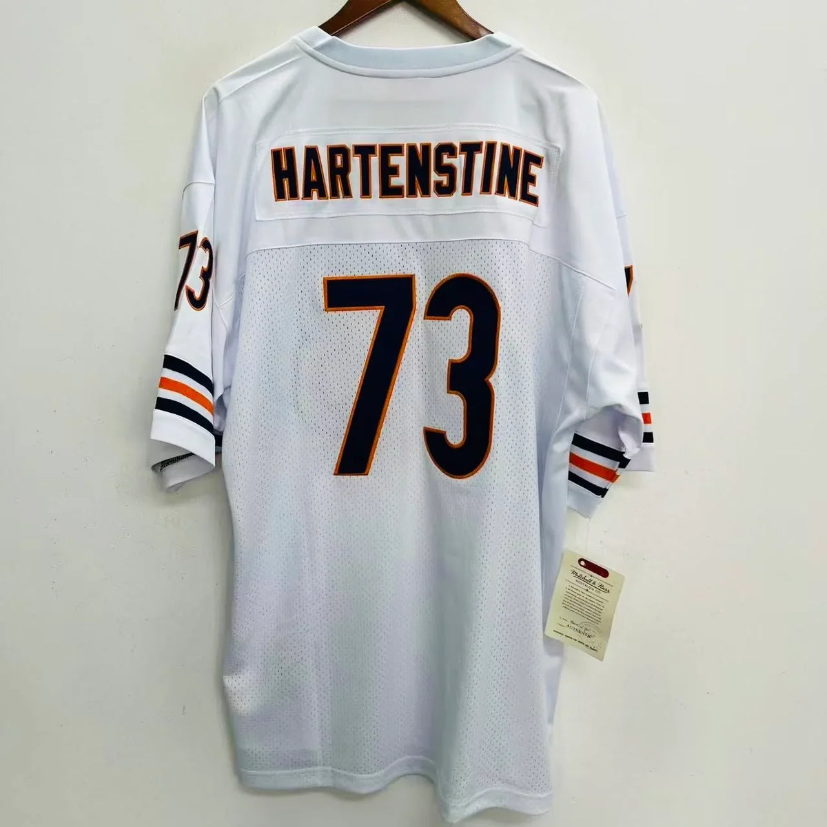 Any name & Number 1970’s Chicago Bears NFL Mitchell & Ness Jersey white product image 2, provided for visual reference and