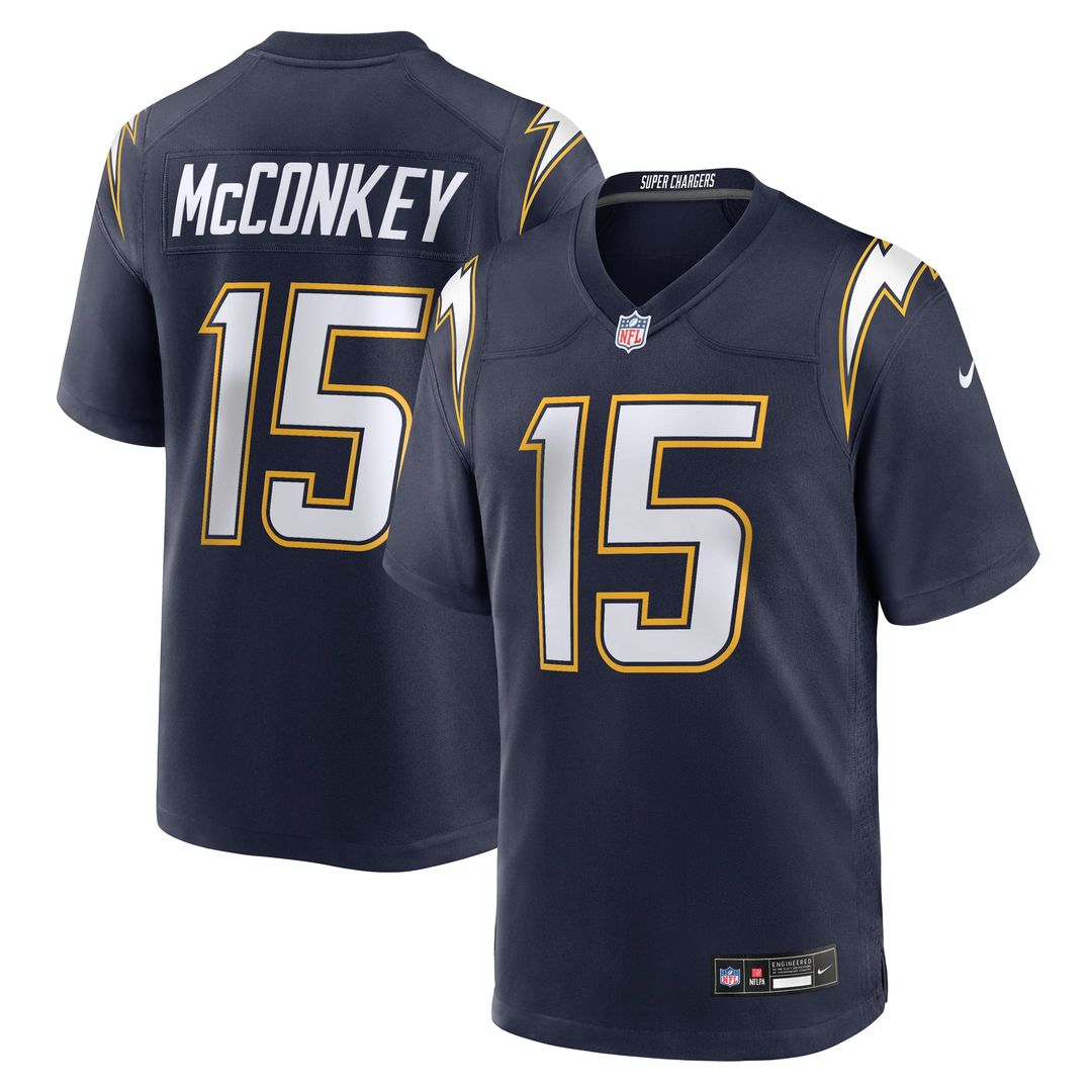 Los Angeles Chargers Ladd McConkey Nike Navy Alternate product image 4