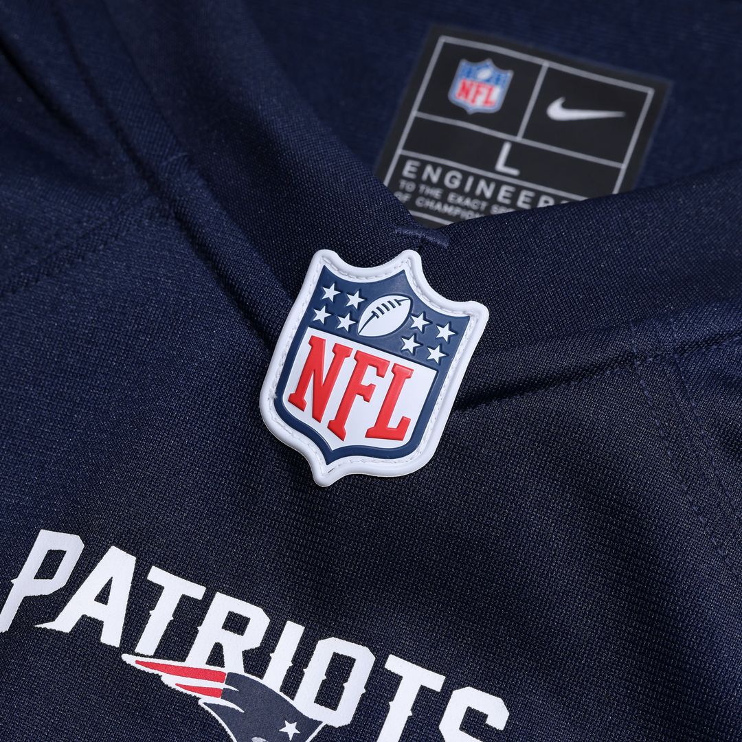 New England Patriots Efton Chism III Nike Navy Game Jersey product image 4