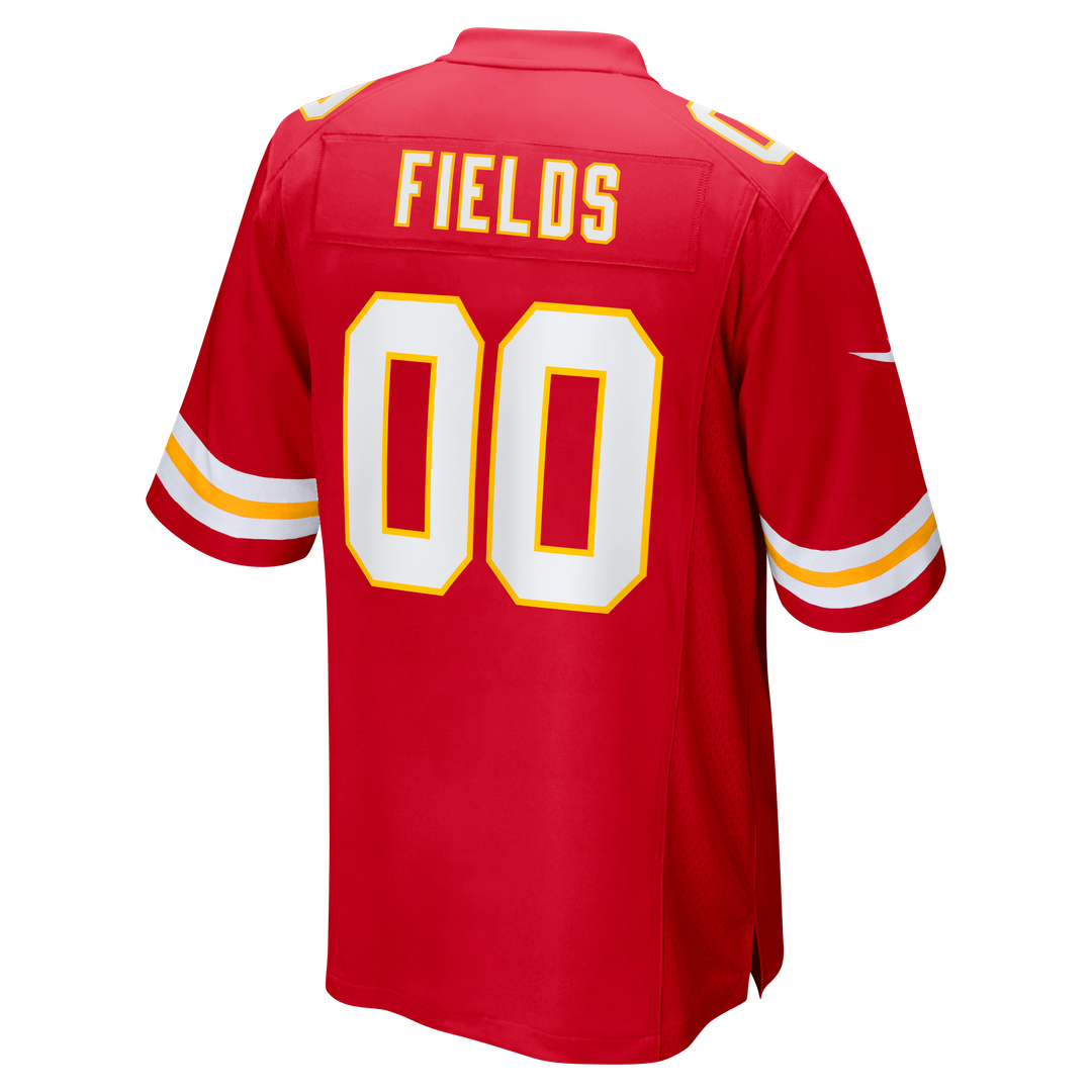 Kansas City Chiefs Justin Fields Nike Red Game Jersey product image 3