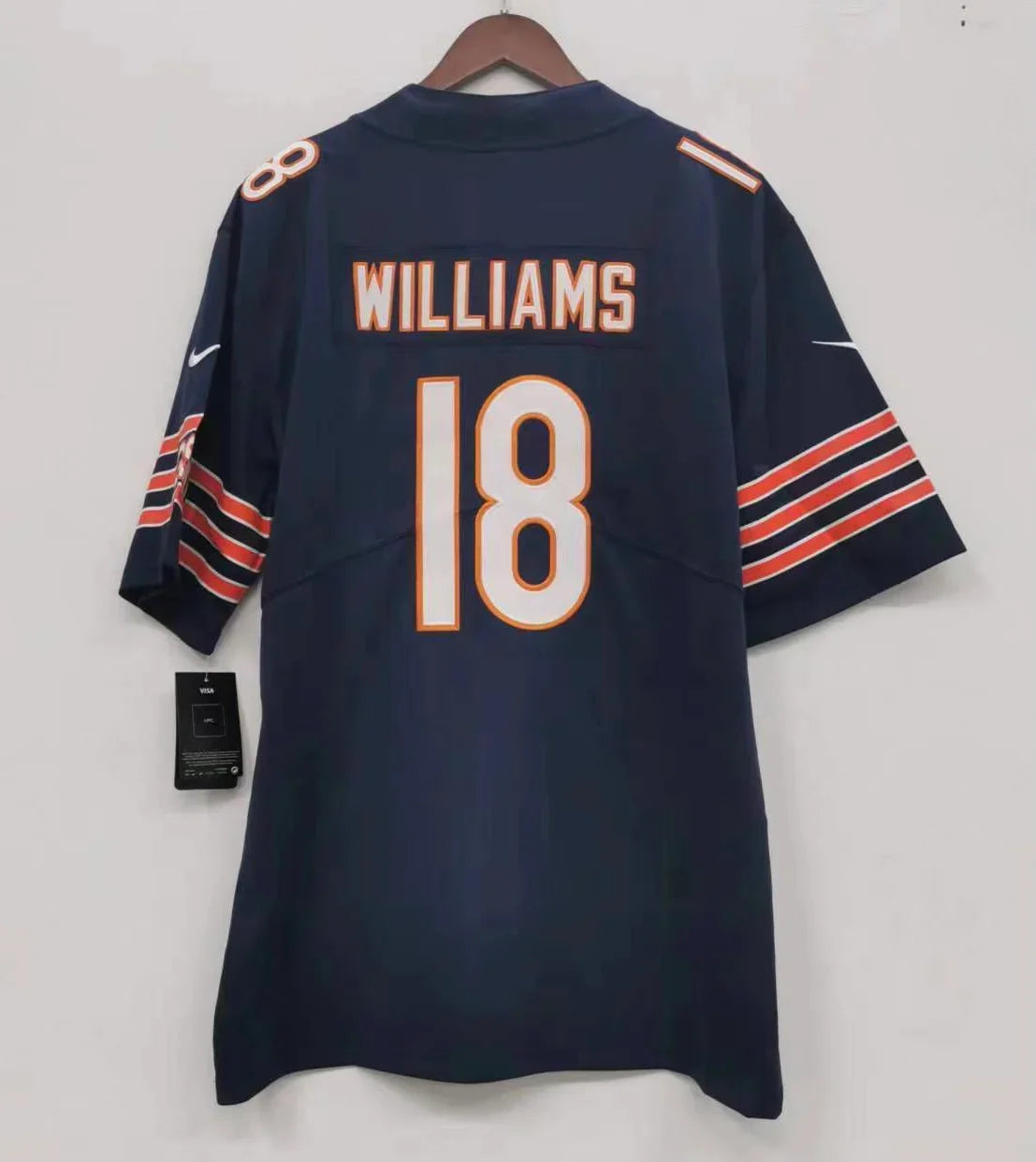 Caleb Williams Chicago Bears Official NFL Nike Jersey product image 1, provided for visual reference and product detail