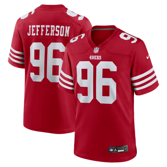 San Francisco 49ers Jordan Jefferson Nike Scarlet Game product image 1
