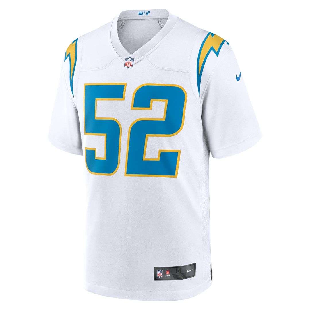 Los Angeles Chargers Khalil Mack Nike White Game Jersey product image 2