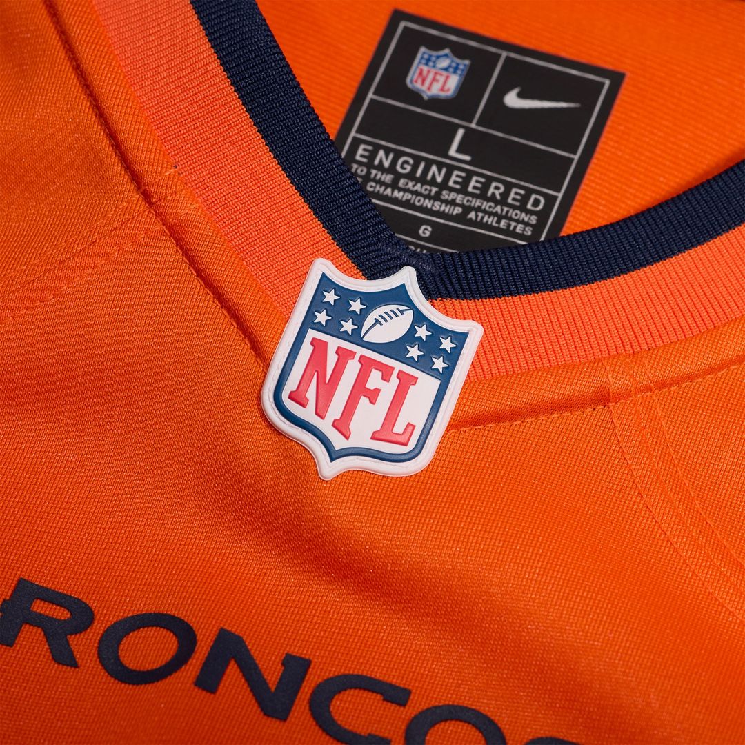 Denver Broncos Troy Franklin Nike Orange Game Jersey product image 4