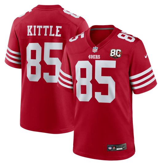 San Francisco 49ers George Kittle Nike Scarlet 80th product image 1