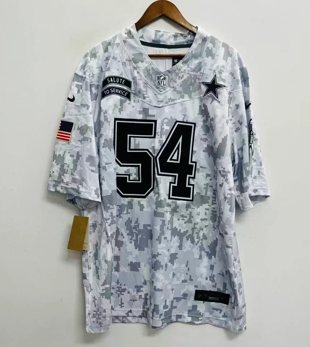 Any name & Number customized Dallas Cowboys Official NFL Nike Salute to Service Jersey product image 2, provided for visual