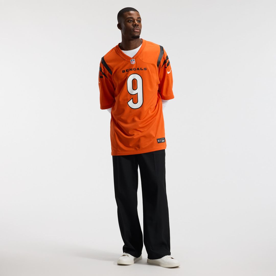 Cincinnati Bengals Joe Burrow Nike Orange Alternate Game product image 4