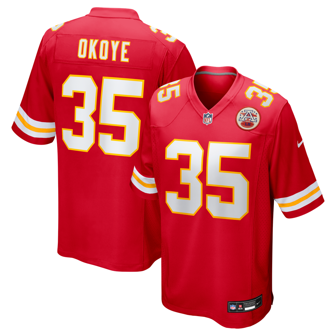 Kansas City Chiefs Christian Okoye Nike Red Retired Player product image 1