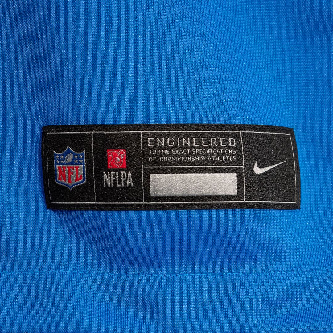 Detroit Lions Nike Blue Custom Jersey product image 14