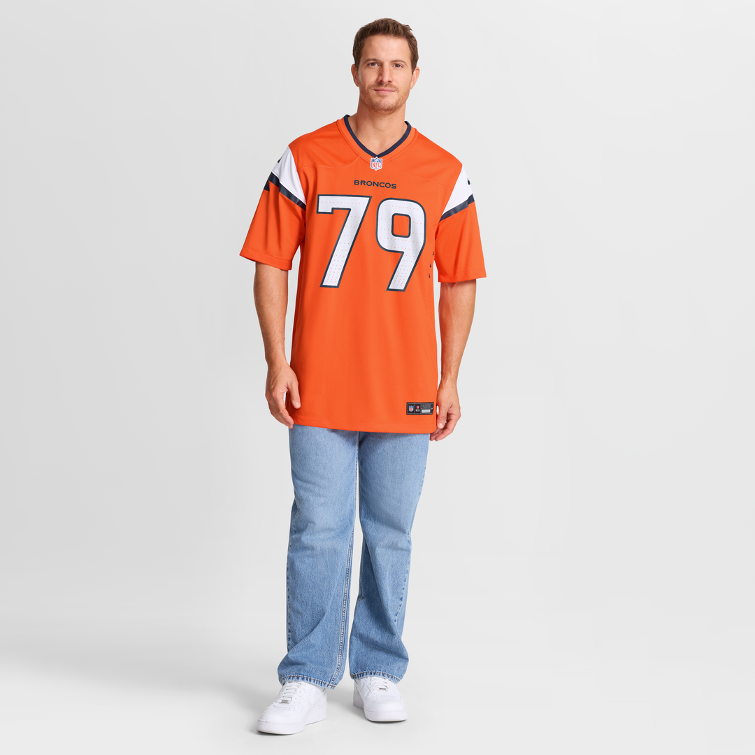Denver Broncos Matt Peart Nike Orange Game Jersey product image 7