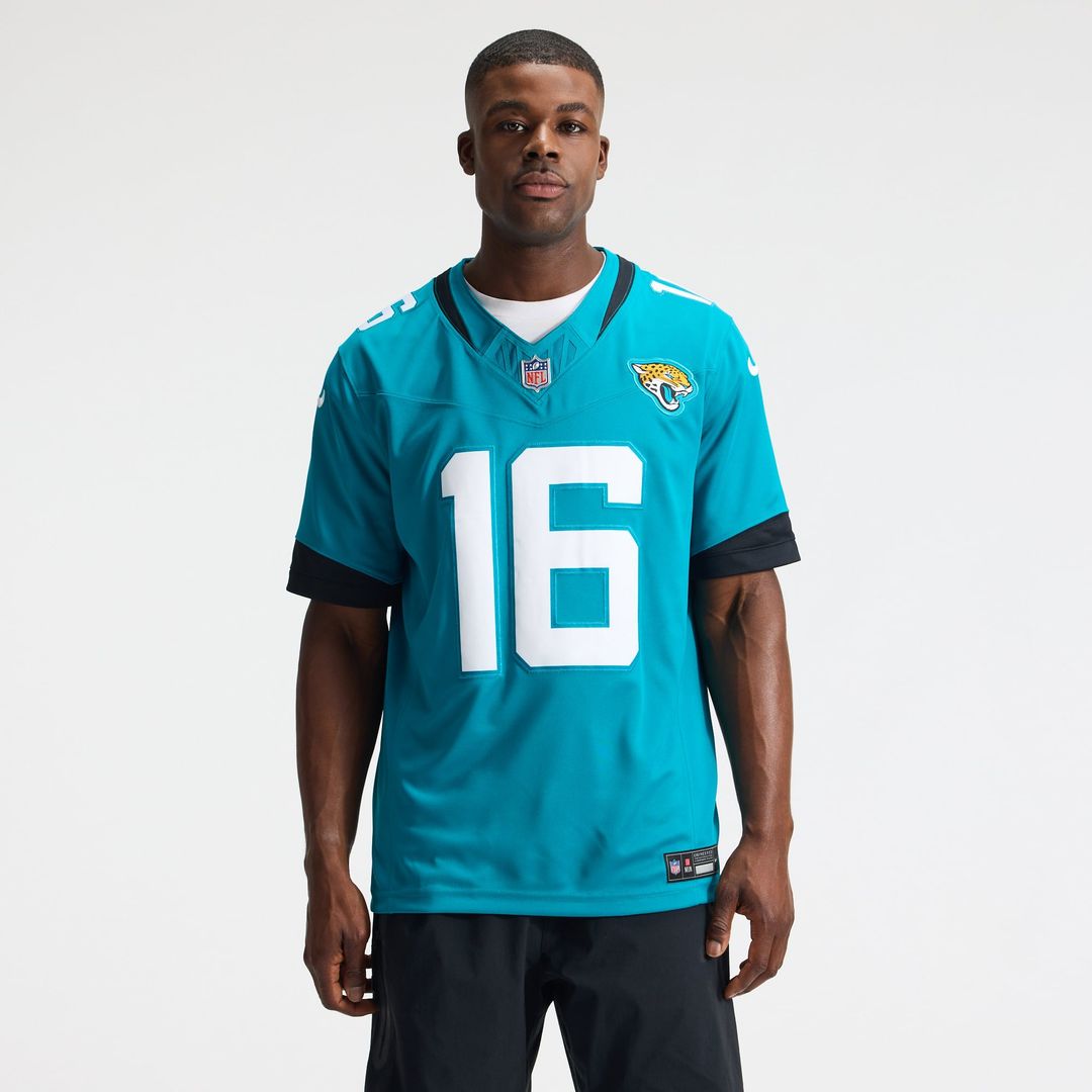 Jacksonville Jaguars Trevor Lawrence Nike Teal Team Vapor product image 2