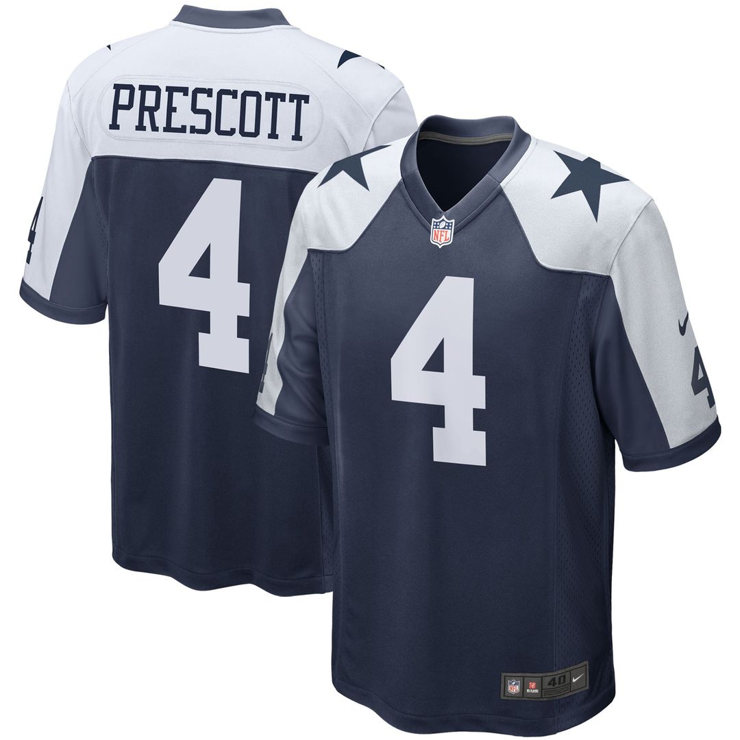 Dallas Cowboys Dak Prescott Nike White Alternate Game Team product image 27