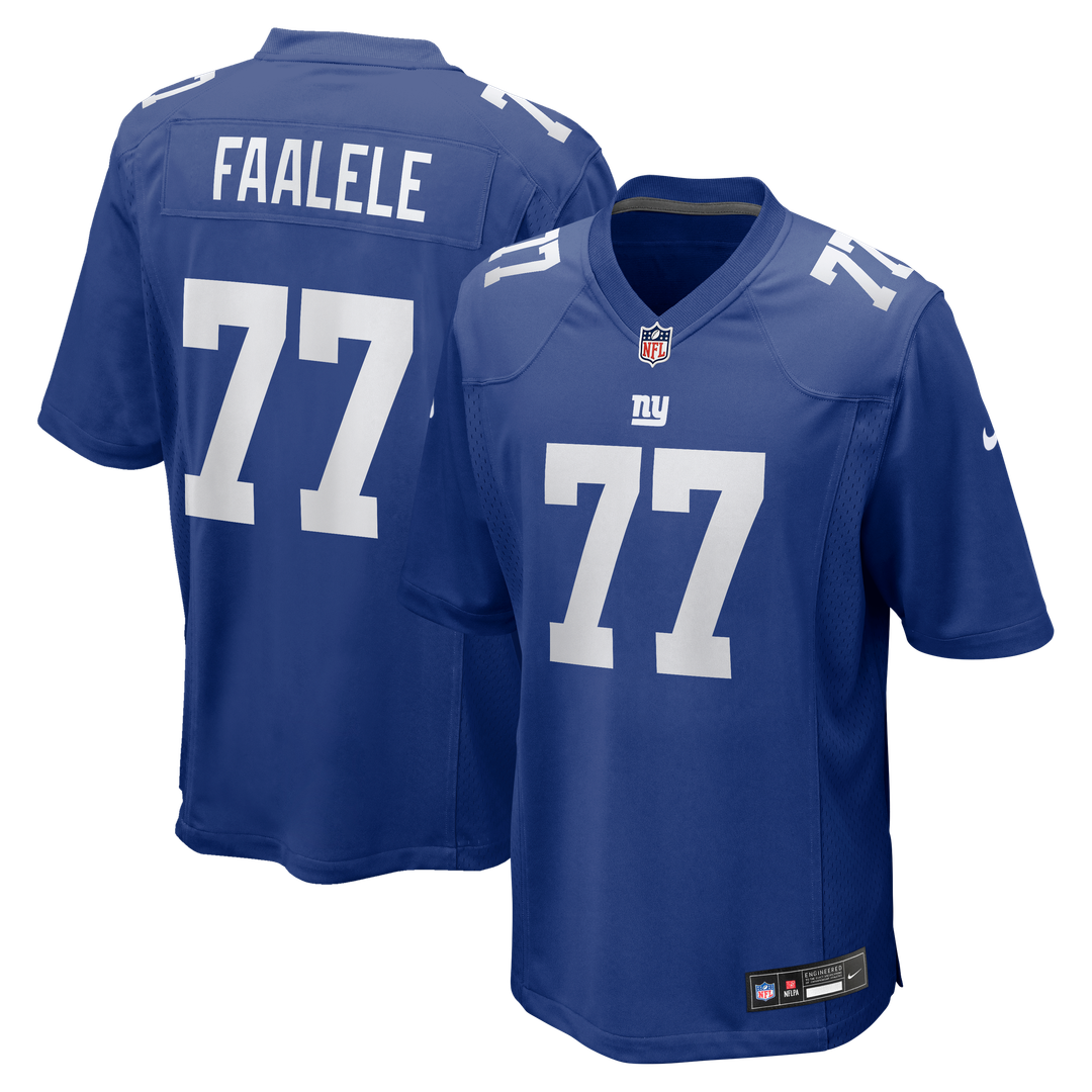 New York Giants Daniel Faalele Nike Royal Game Jersey product image 1