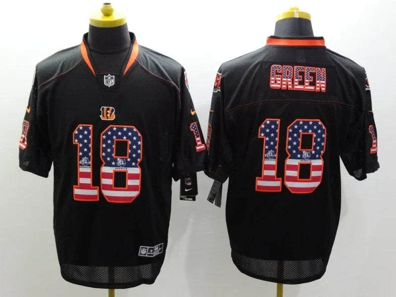 AJ Green Cincinnati Bengals Stars And Stripes NFL Jersey product image 1, provided for visual reference and product detail