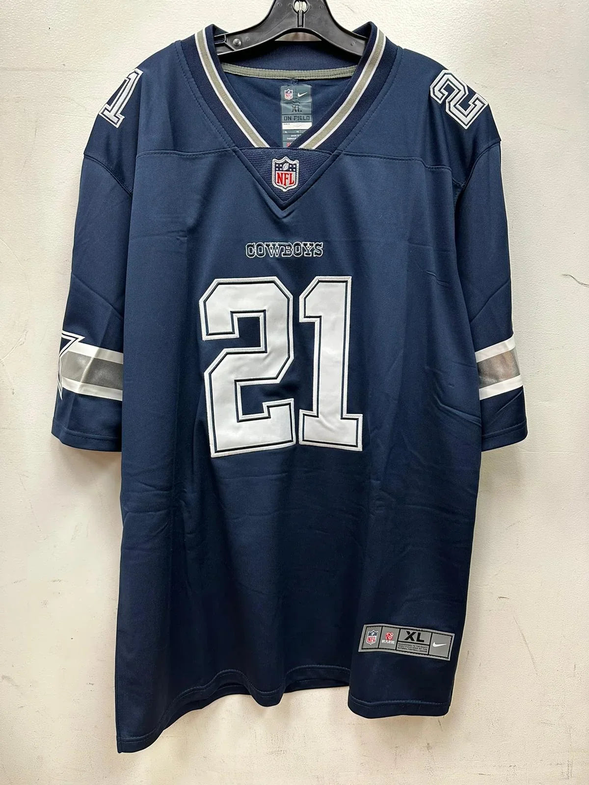 Deion Sanders Dallas Cowboys Official NFL Nike Jersey product image 2, provided for visual reference and product detail