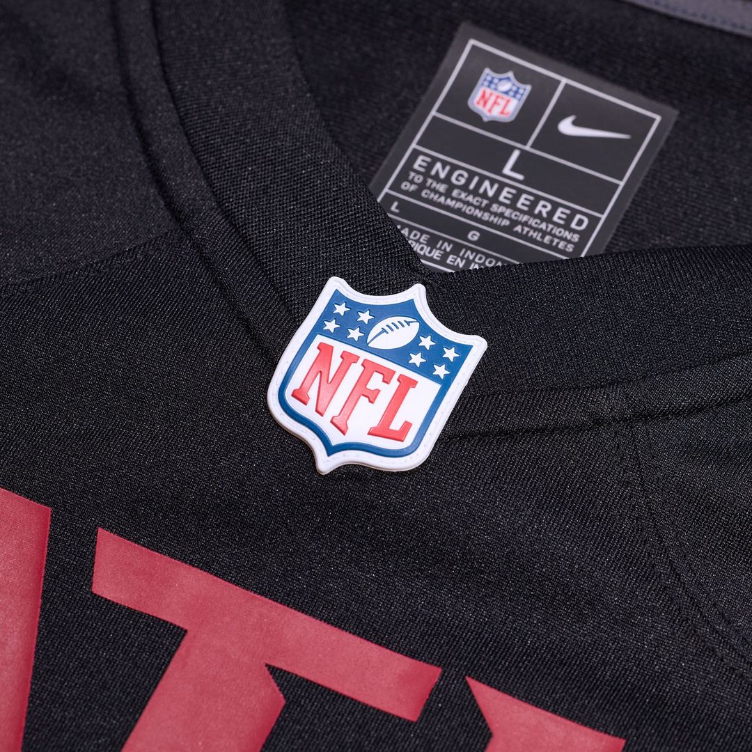 DeAngelo Malone Atlanta Falcons Nike Black Game Jersey product image 4