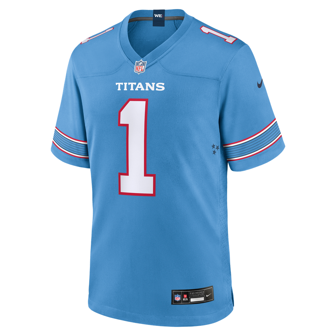 Tennessee Titans Cameron Ward Nike Light Blue Game Jersey product image 6