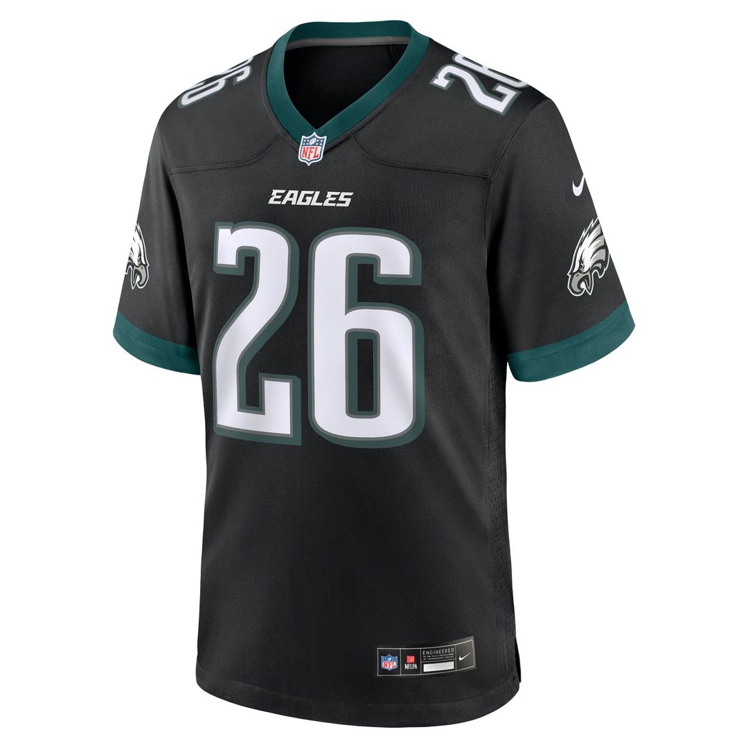 Philadelphia Eagles Saquon Barkley Nike Black Alternate product image 2